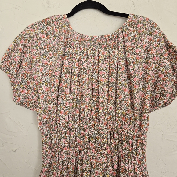 NEW J. Crew Floral Cinched Waist Puff Sleeve Dress - Picture 8 of 14